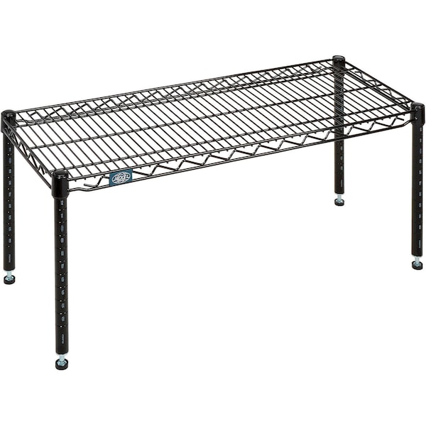 Nexel Black Epoxy Wire Dunnage Rack, 36W x 14D x 14H P1436B - main